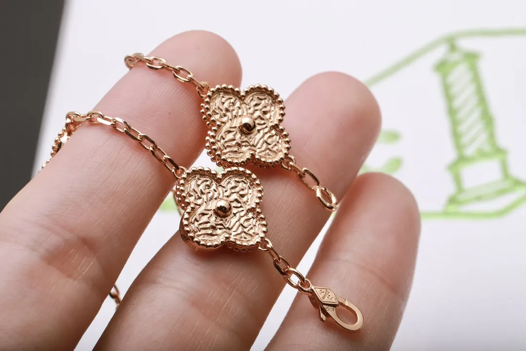 Vintage Alhambra 5-Motif Bracelet (Sterling Silver) D35016644 — view 5