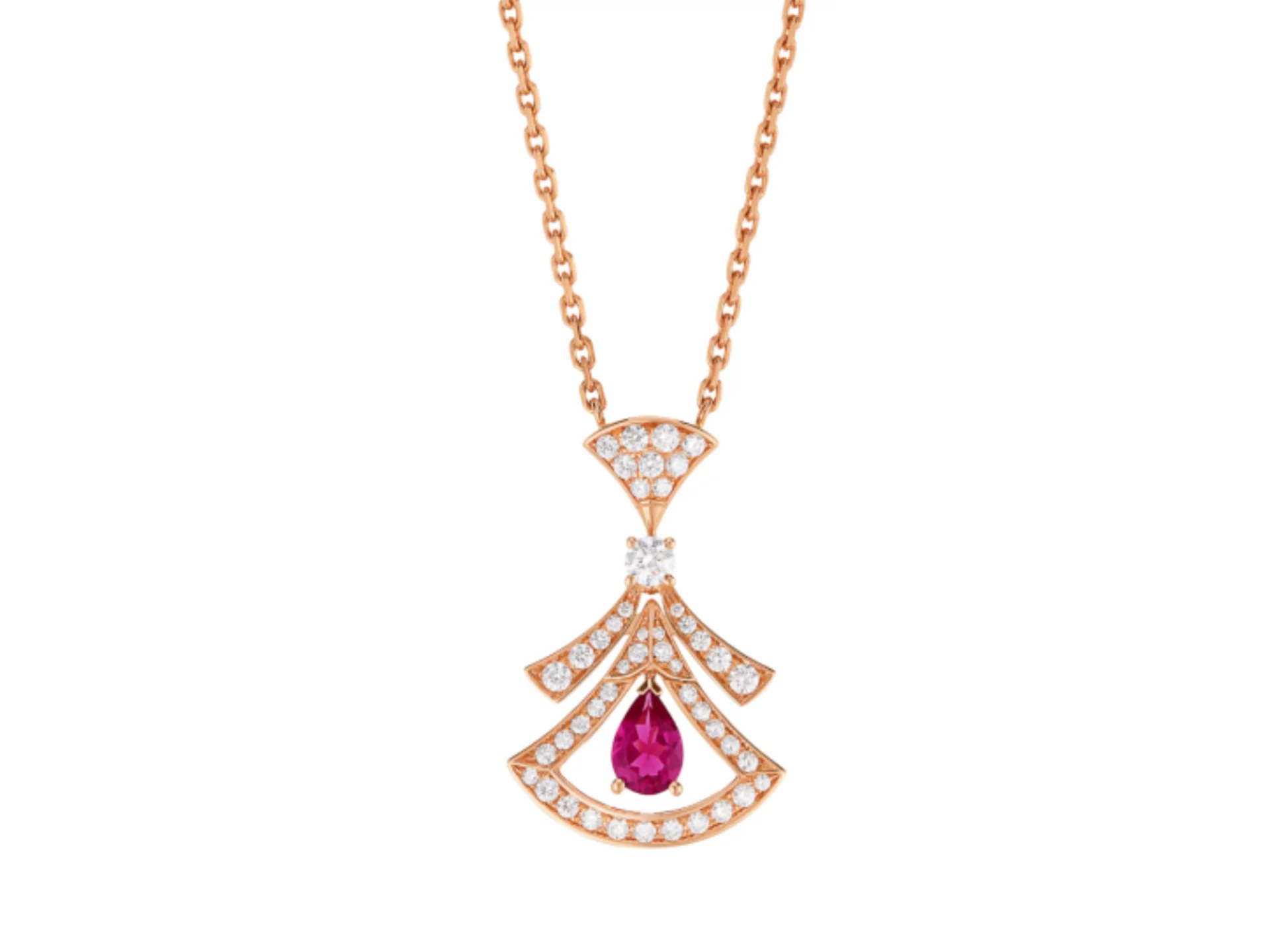 Divas' Dream Openwork Pendant Necklace (Sterling Silver) D25517170