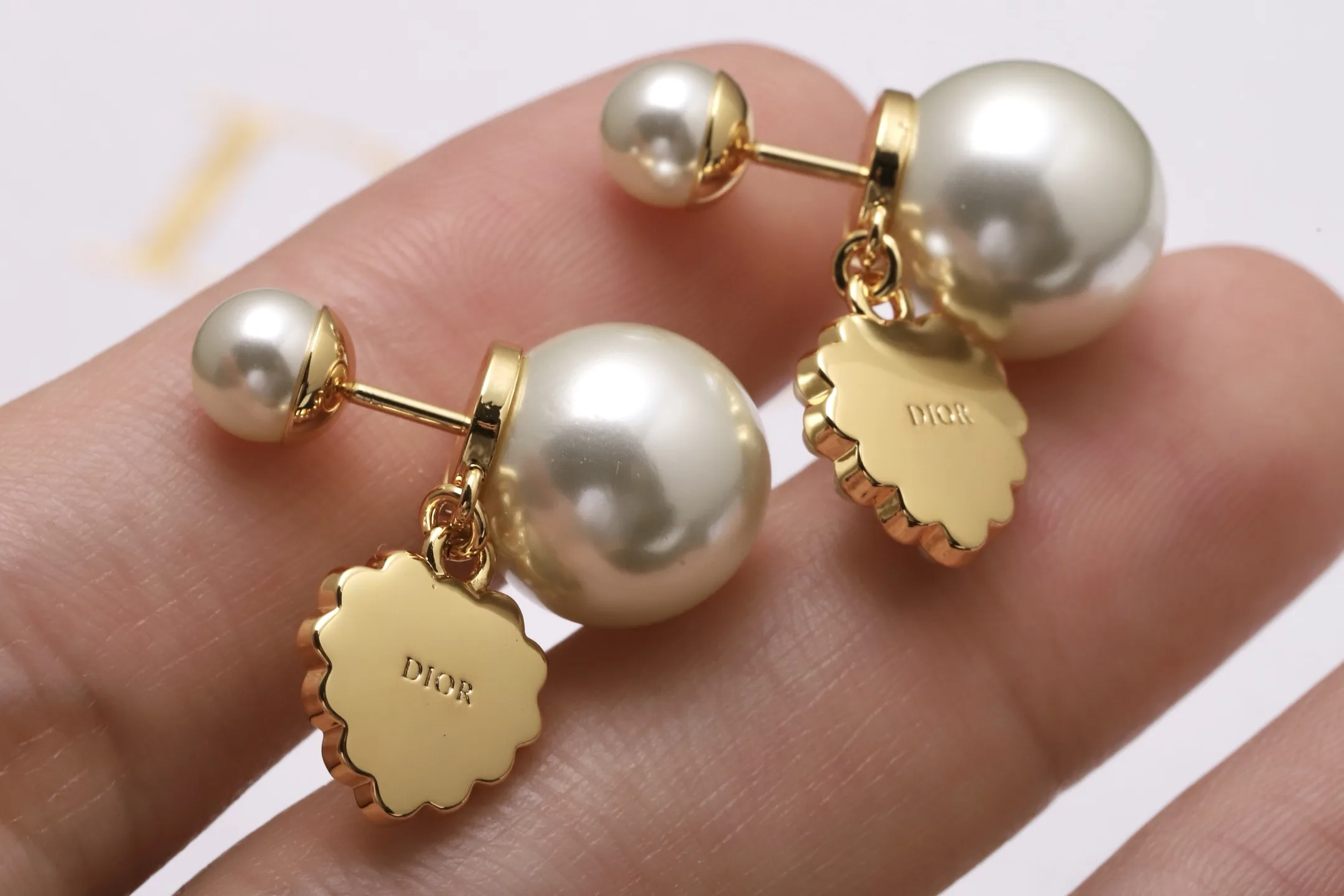 Dior Tribales Heart and Pearl Earrings D14016672 — view 7