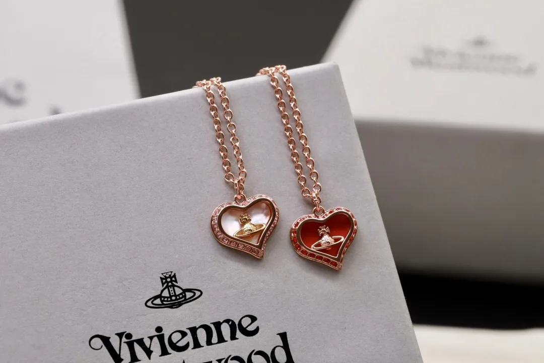 Orb Heart Pendant Necklace with Mother-of-Pearl D12016994 — view 3
