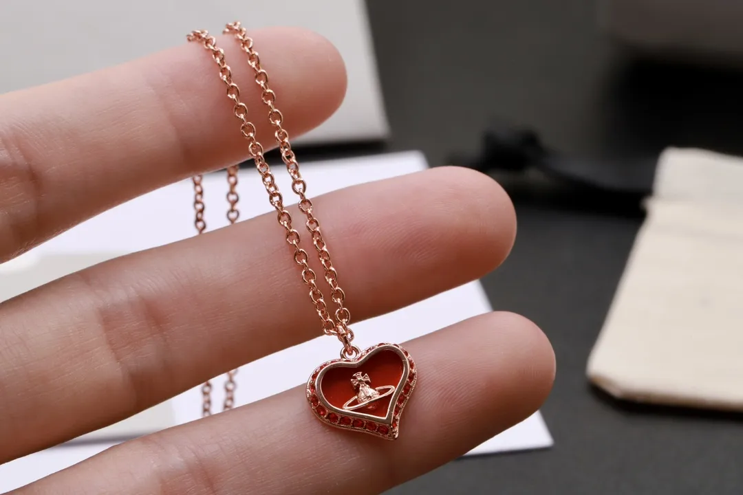 Orb Heart Pendant Necklace with Mother-of-Pearl D12016994 — view 4