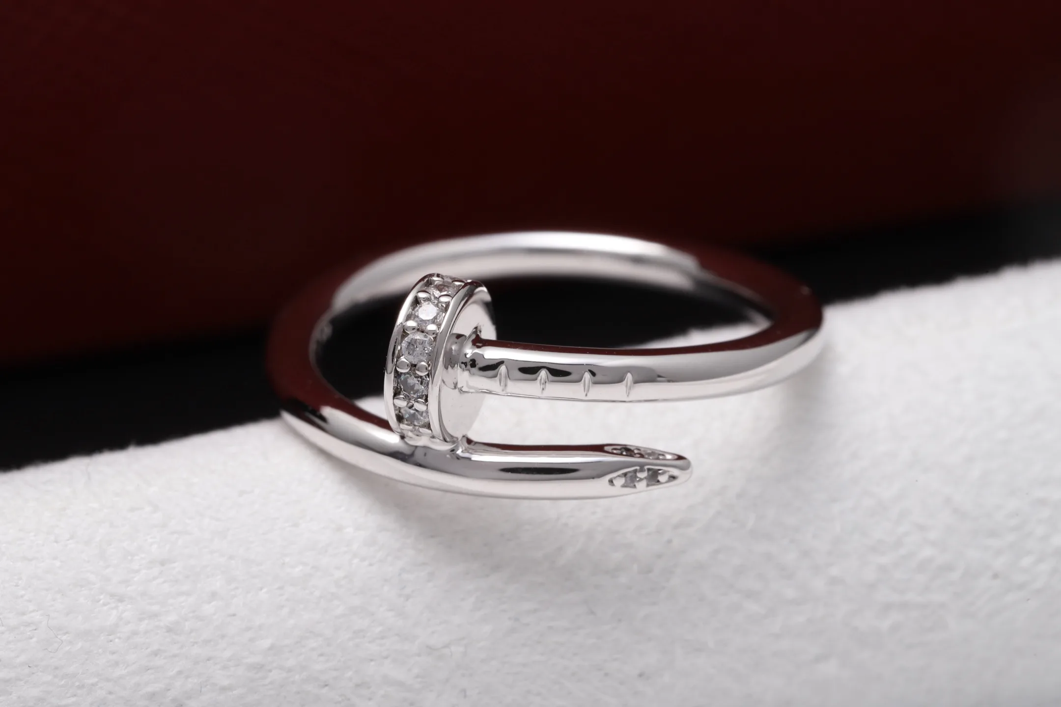 Juste un Clou Small Model Ring (Gold-Plated Brass) D15016604 — view 4