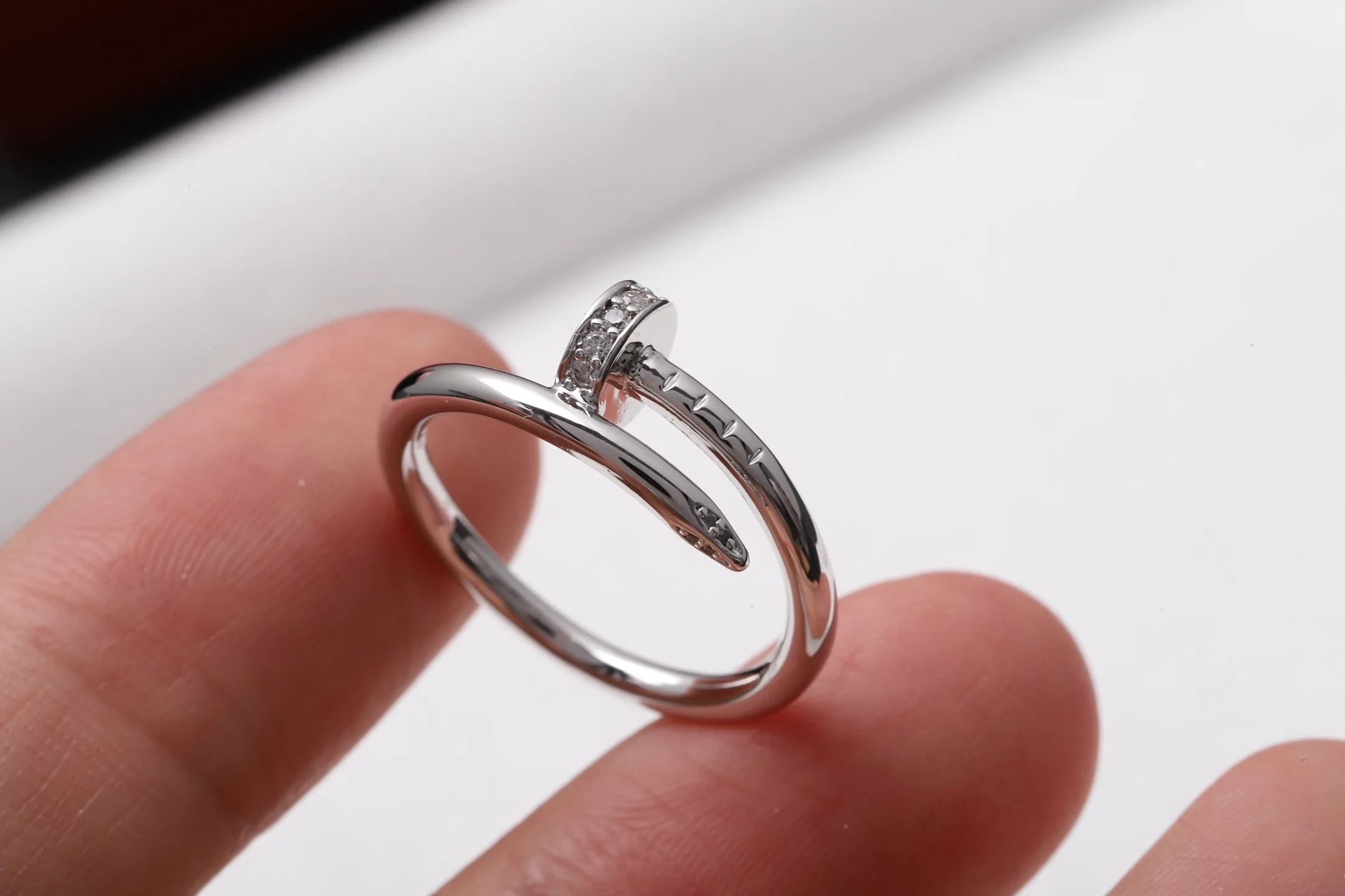 Juste un Clou Small Model Ring (Gold-Plated Brass) D15016604 — view 5