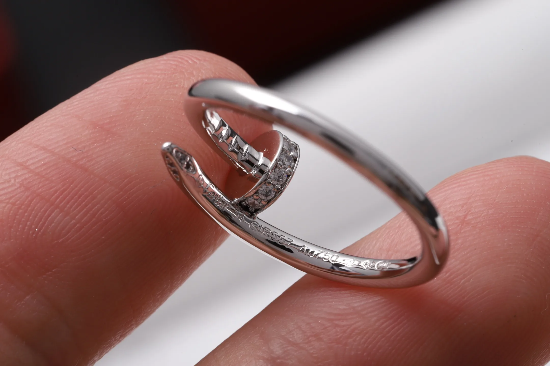 Juste un Clou Small Model Ring (Gold-Plated Brass) D15016604 — view 6