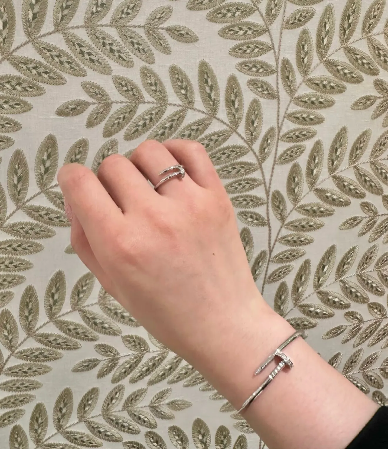 Juste un Clou Small Model Ring (Gold-Plated Brass) D15016604 — view 9