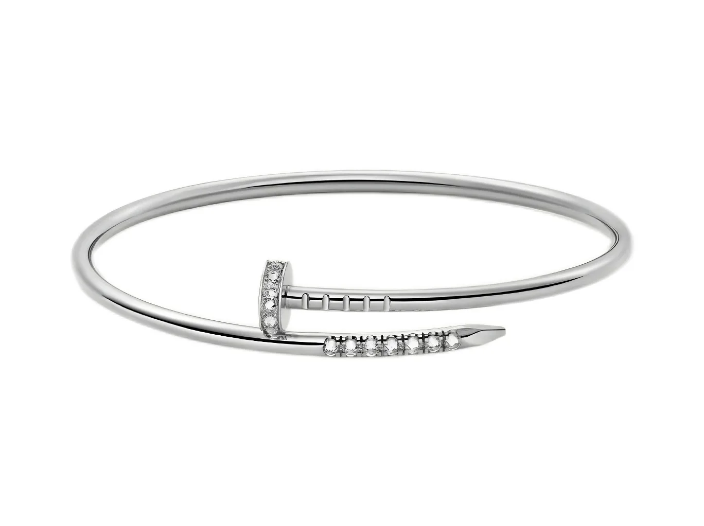 Juste un Clou Small Model Bangle (Gold-Plated Brass) D20016800