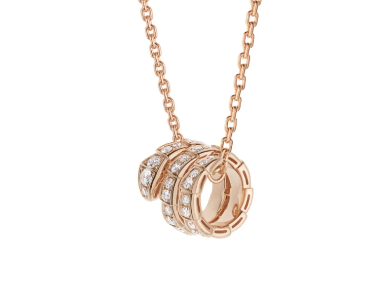 Serpenti Viper Diamond Pendant Necklace D16016962