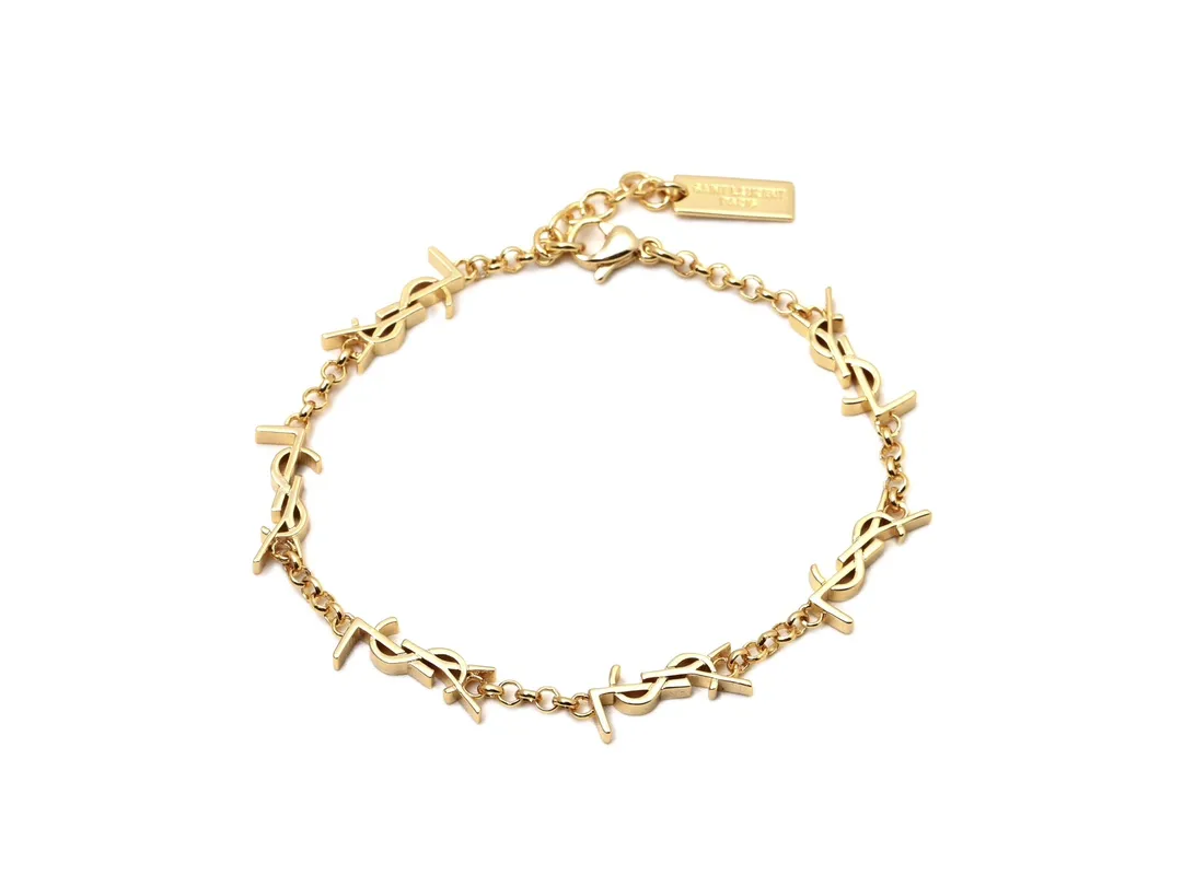 Monogram Multi-Logo Chain Bracelet (Brass) D13517321