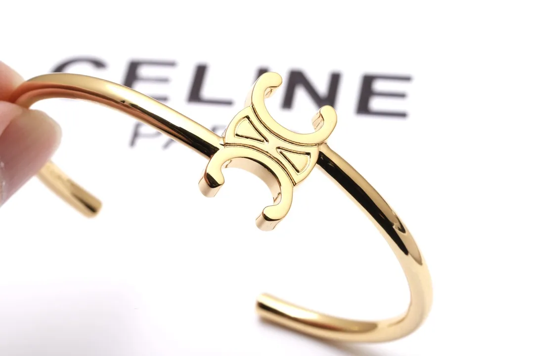 Triomphe Logo Cuff Bracelet D14017320 — view 4