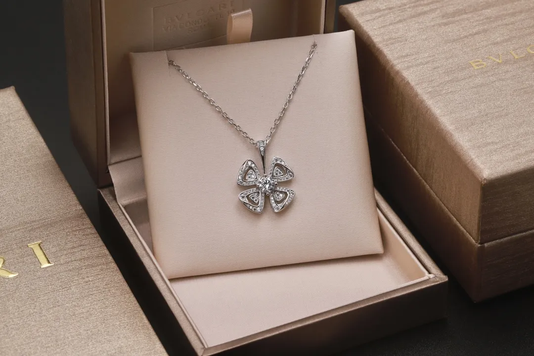 Fiorever Diamond Flower Pendant Necklace D12017142 — view 6