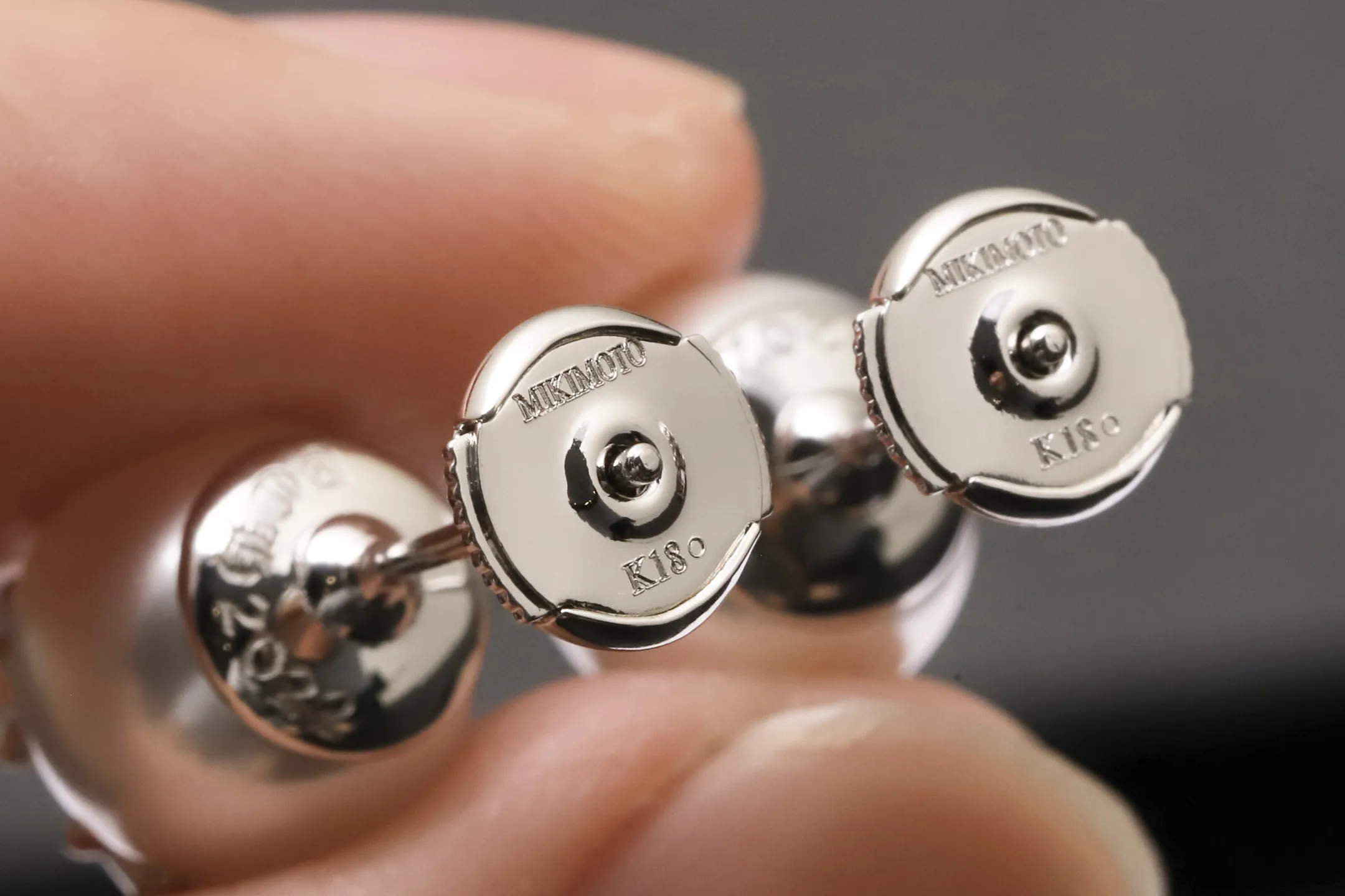 Chrome Hearts x Mikimoto Pearl Cross Stud Earrings D15017395 — view 5
