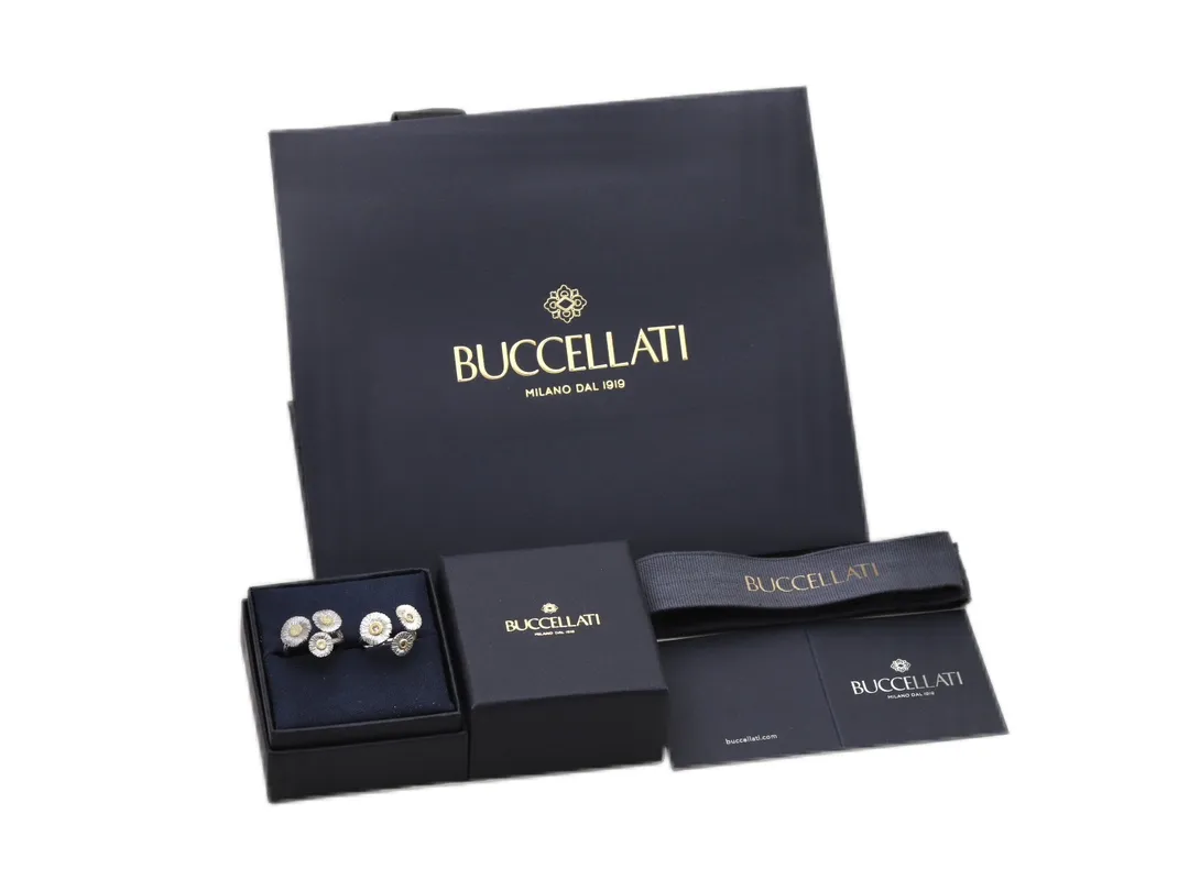 Buccellati Blossoms Daisy Three-Flower Ring D32516857 — view 4