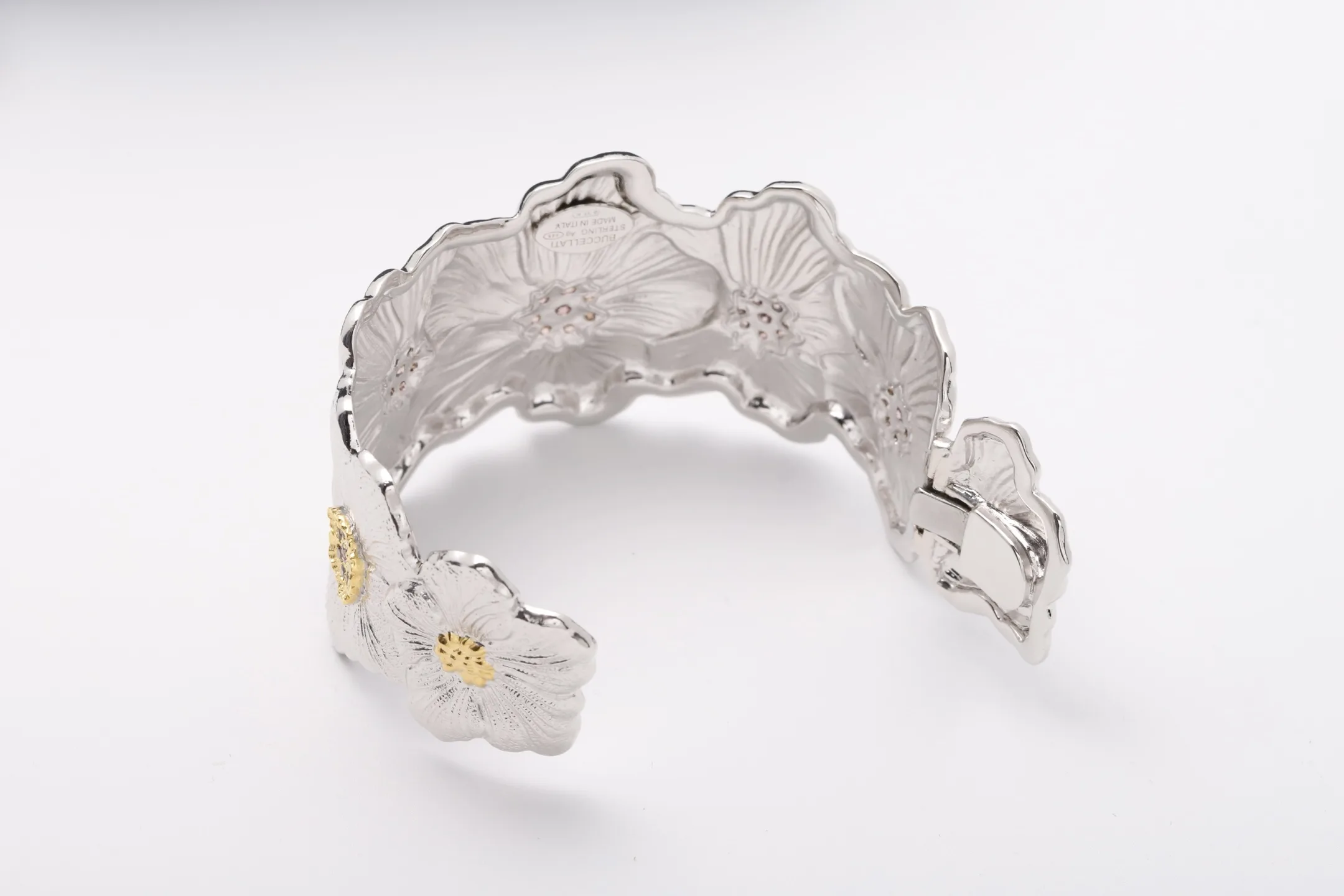Gardenia Sterling Silver Cuff Bracelet D338016544 — view 8