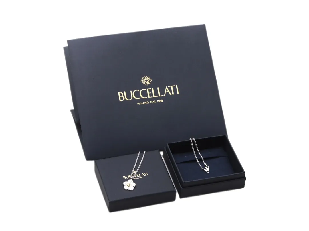 Buccellati Gardenia Diamond Pendant Necklace D53016814 — view 2