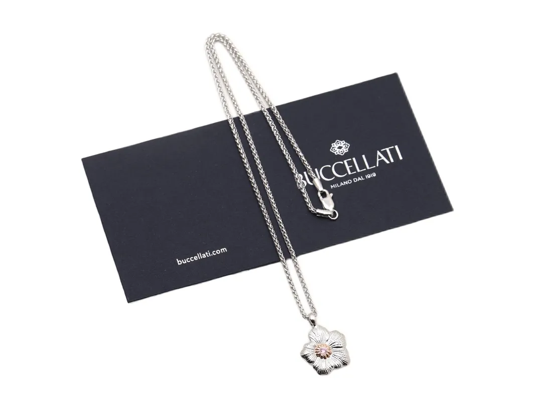 Buccellati Gardenia Diamond Pendant Necklace D53016813 — view 2