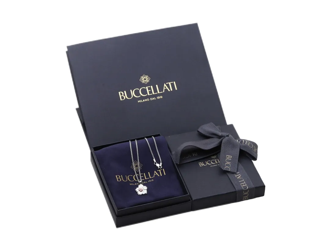 Buccellati Gardenia Diamond Pendant Necklace D53016813 — view 3