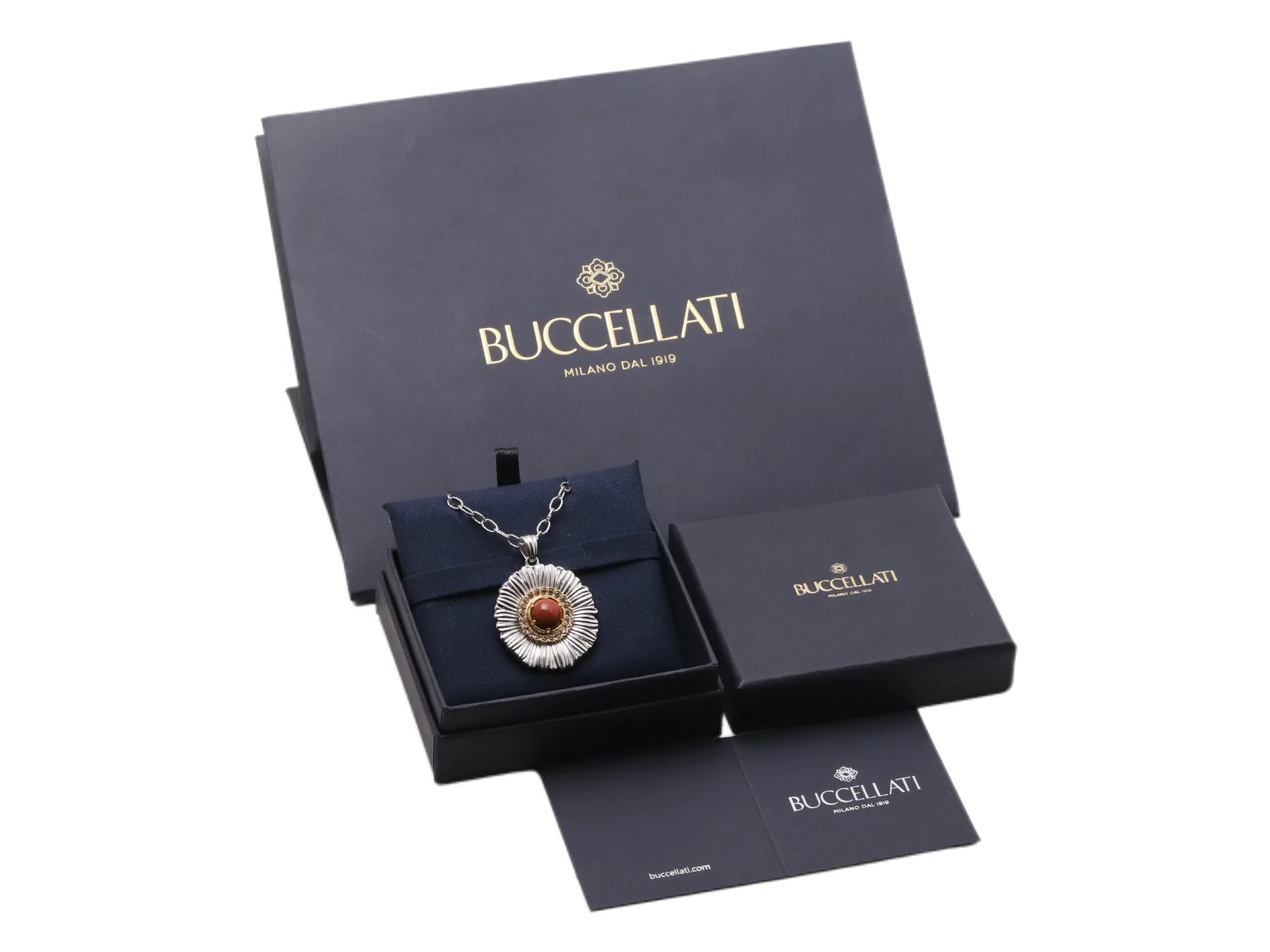 Buccellati Opera Tulle Ruby Pendant Necklace D104516828 — view 2
