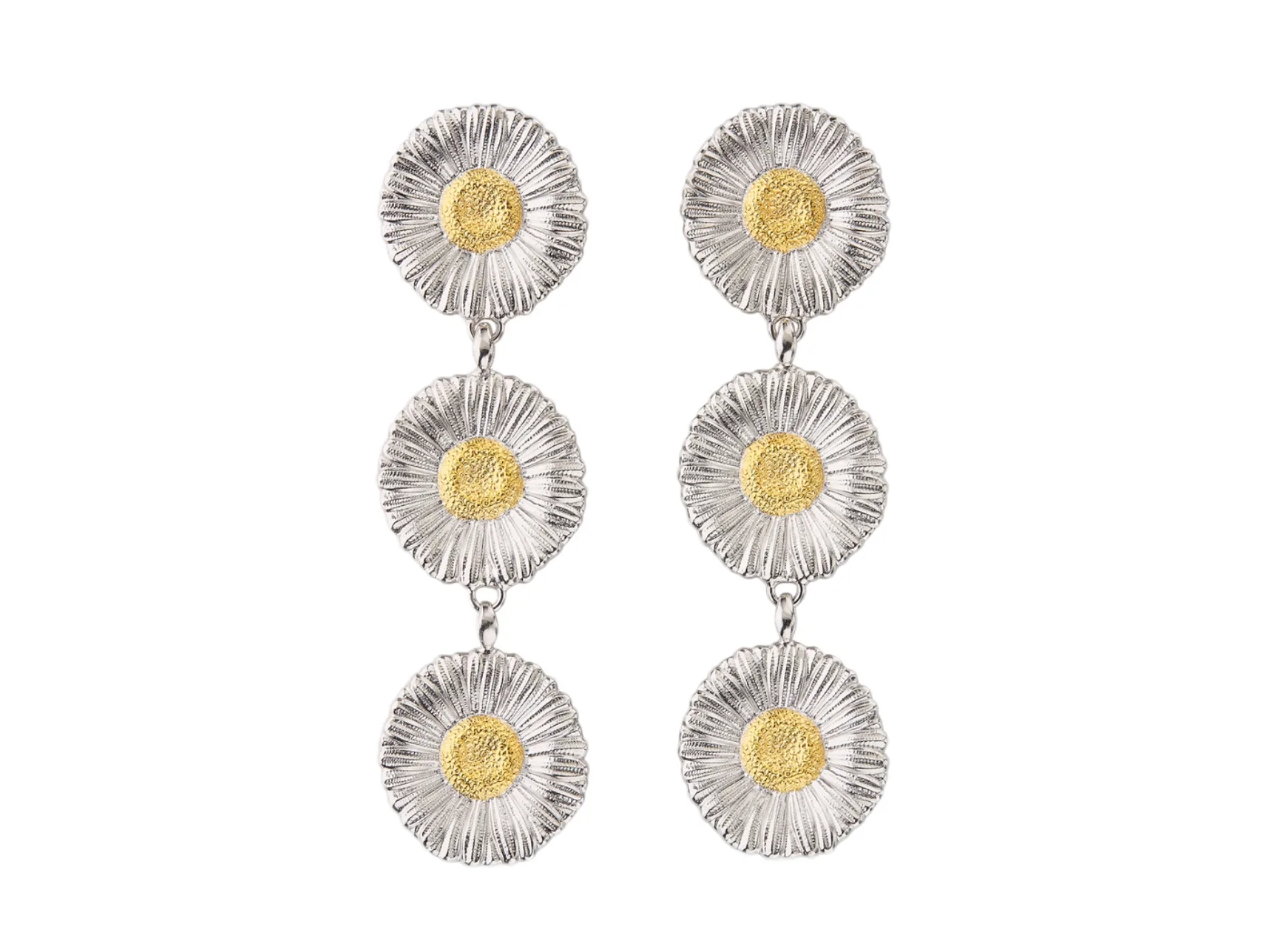 Buccellati Blossoms Daisy Three-Flower Drop Earrings D128516548
