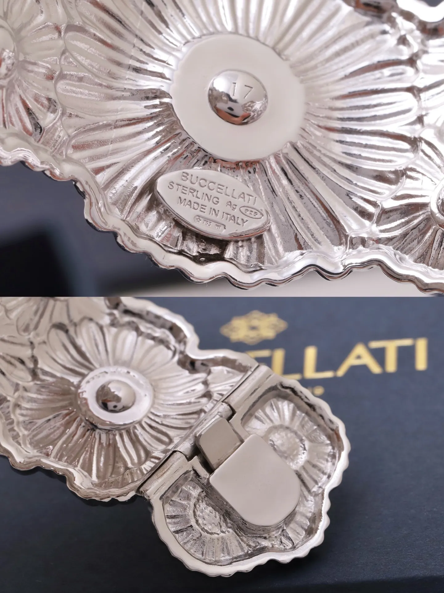 Buccellati Daisy Sapphire Wide Cuff Bracelet D261017506 — view 8