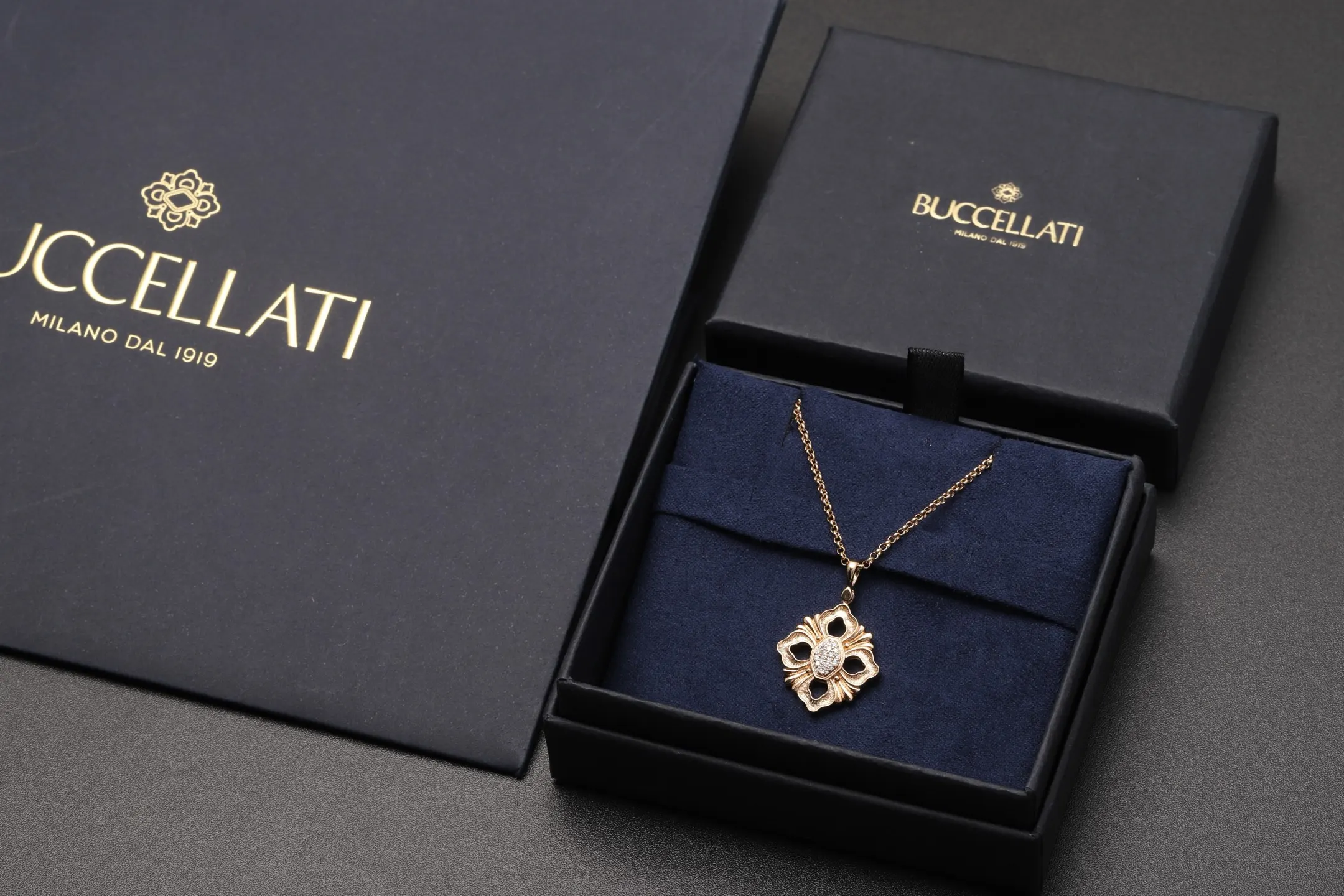 Opera Tulle Pendant Necklace (Gold-Plated Brass) D12516760 — view 2