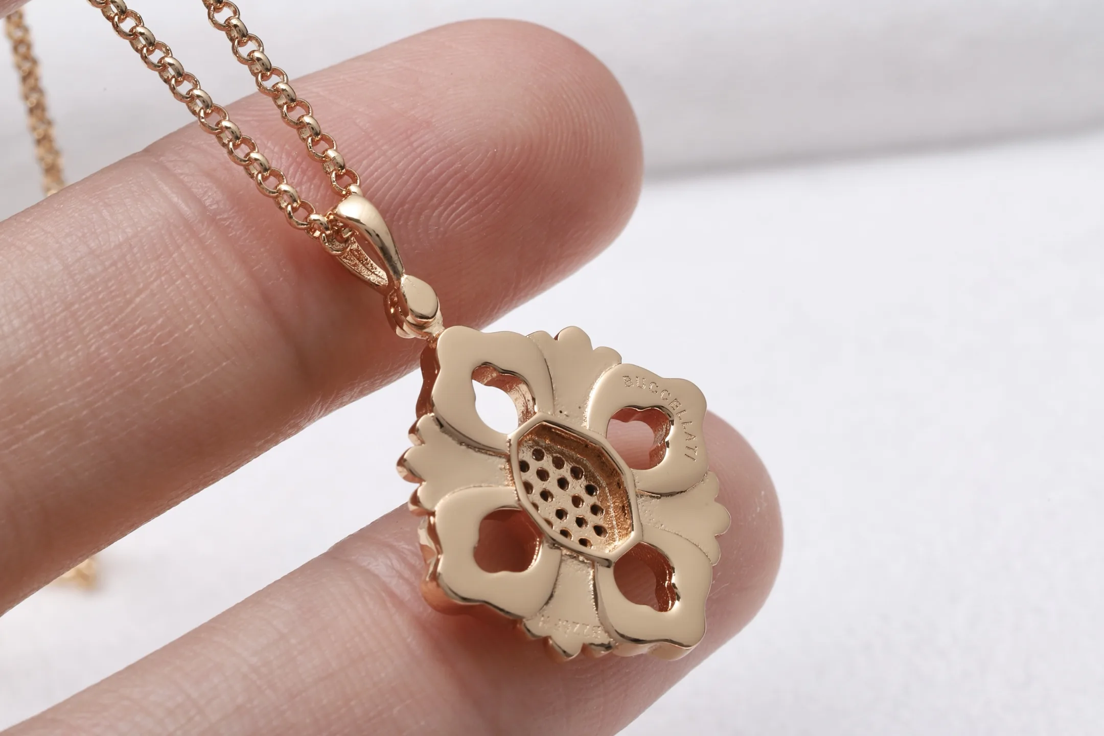 Opera Tulle Pendant Necklace (Gold-Plated Brass) D12516760 — view 5