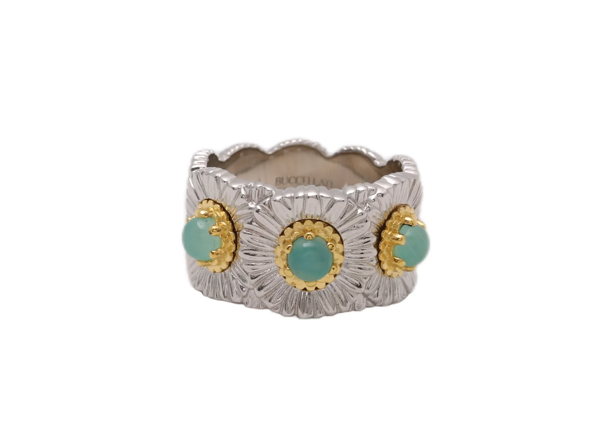Blossoms Daisy Ring with Amazonite D54516860