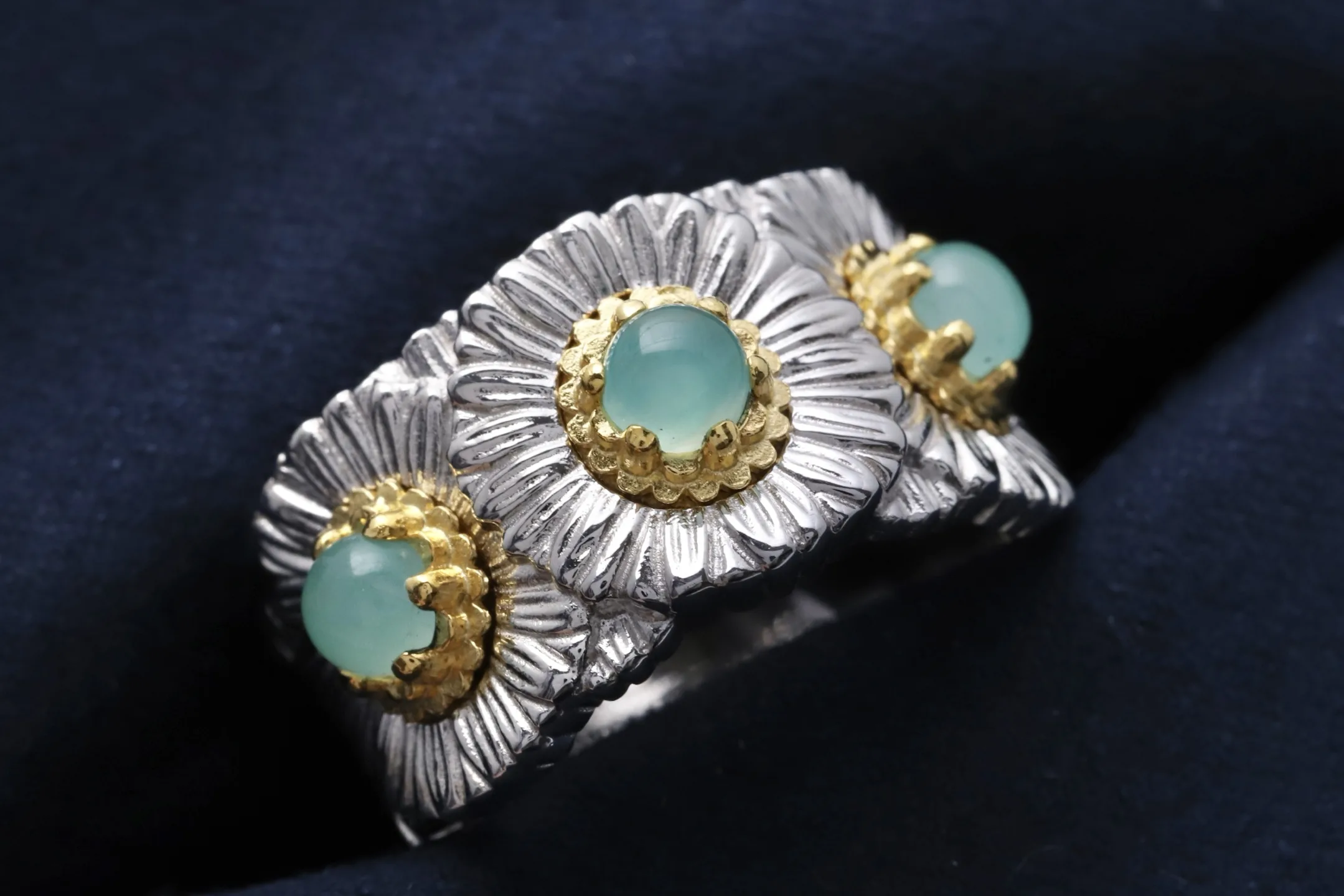 Blossoms Daisy Ring with Amazonite D54516860 — view 6