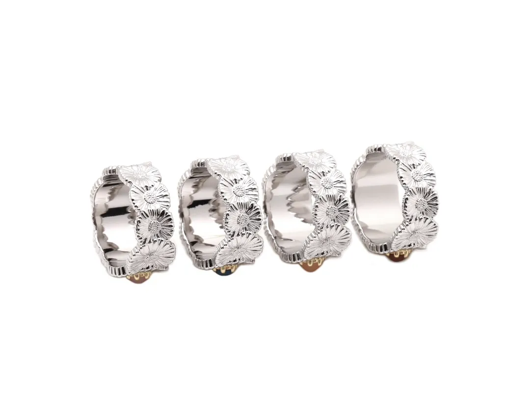 Buccellati Blossoms Daisy Ring with Pink Opal D54516859 — view 6