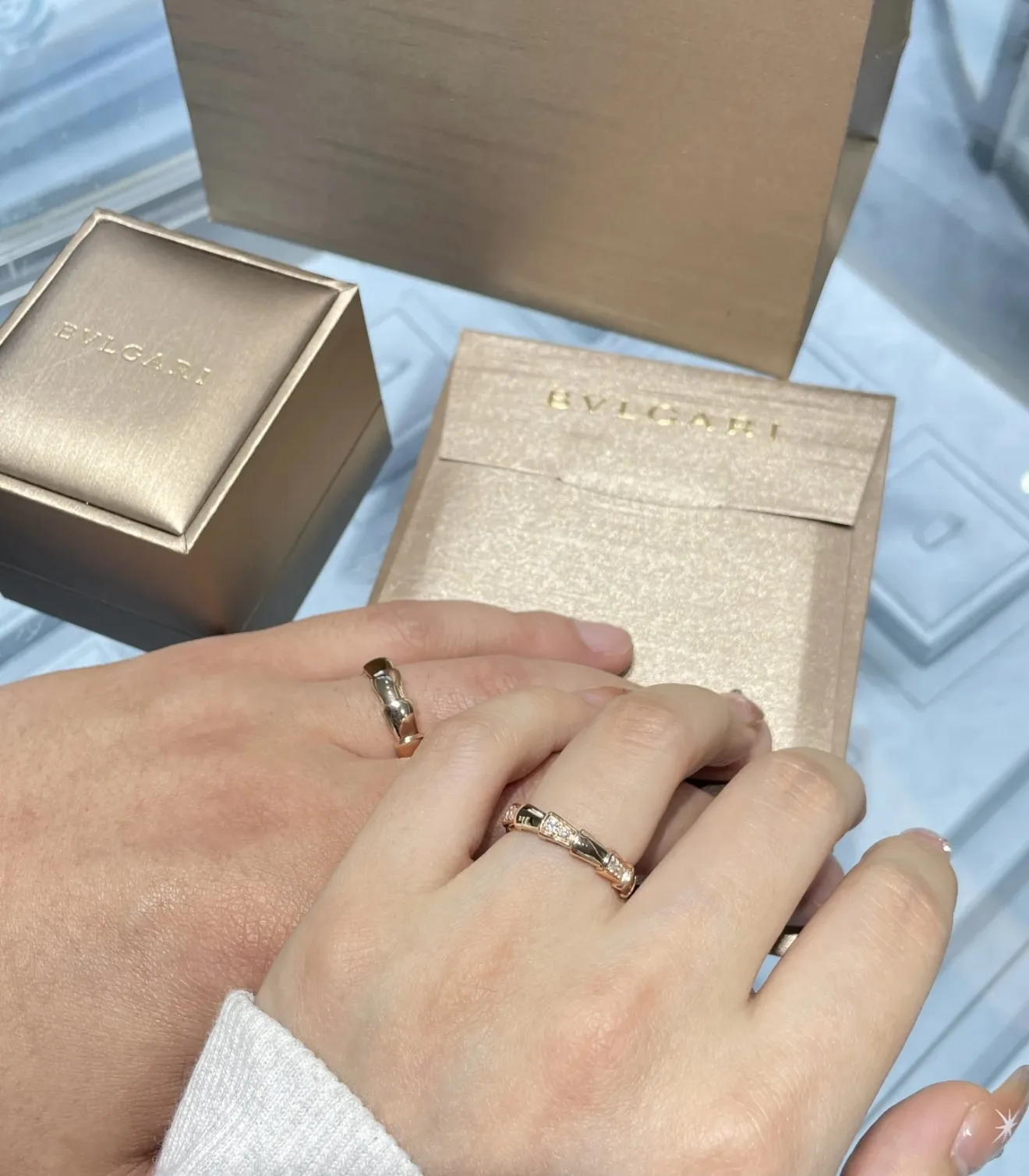 Serpenti Viper Band Ring D15017690 — view 8