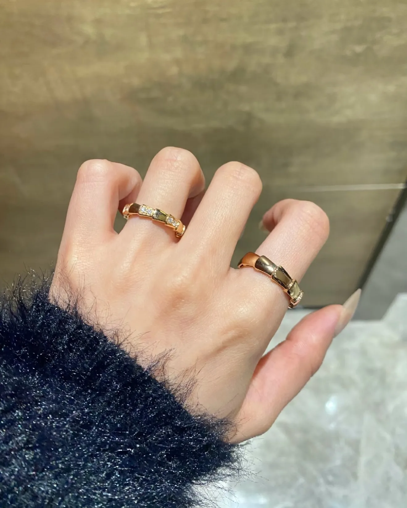 Serpenti Viper Band Ring D15017690 — view 9