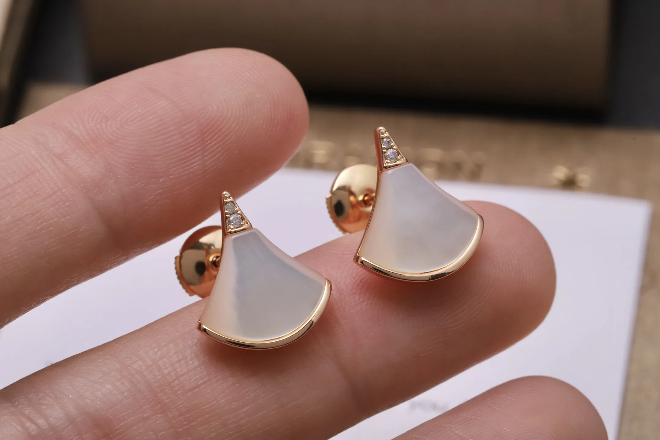 Divas' Dream Mother-of-Pearl and Diamond Earrings D15517203 — view 5