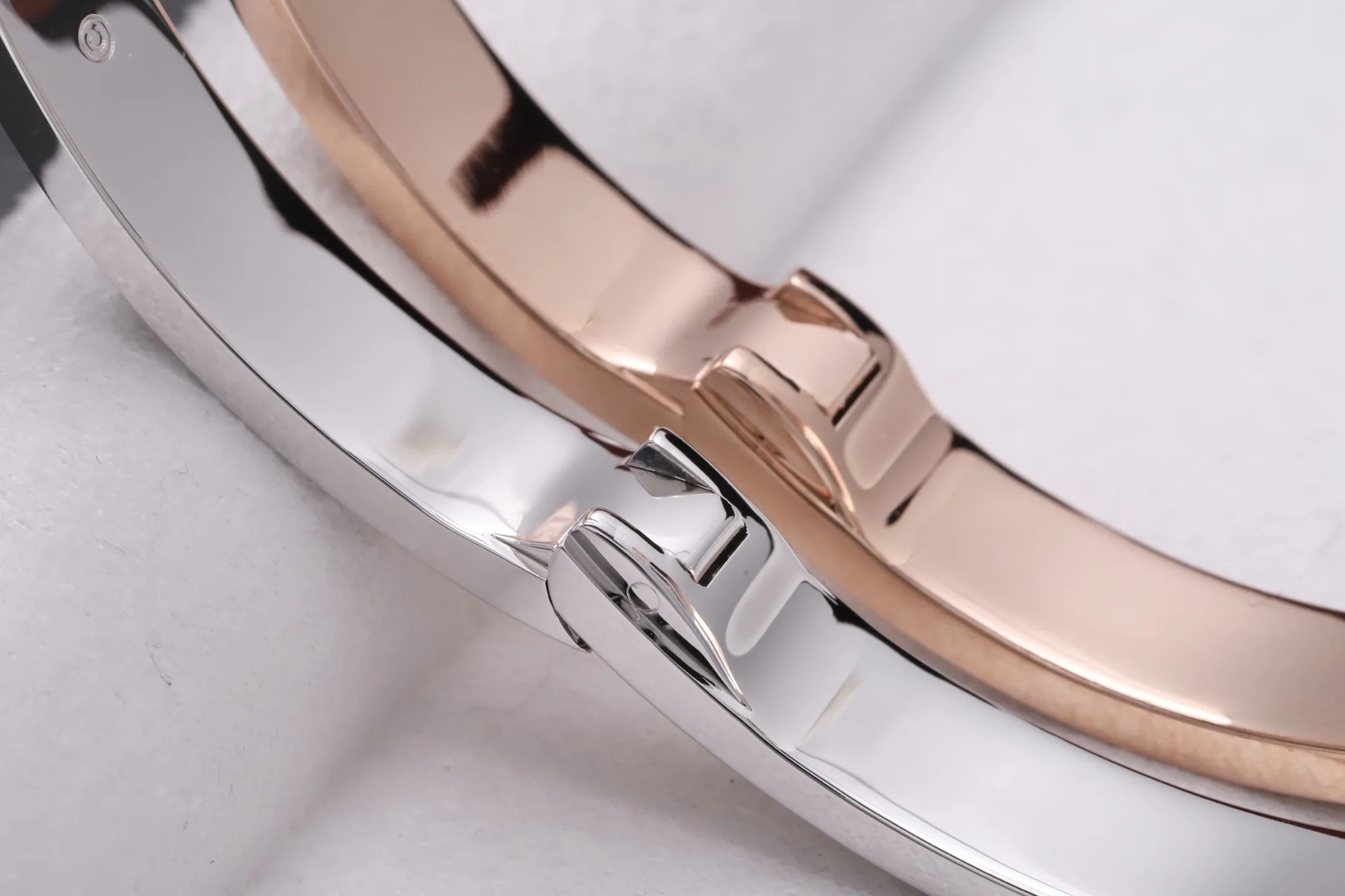 Love Pavé Diamond-Set Bangle (Gold-Plated Brass) D29516892 — view 8