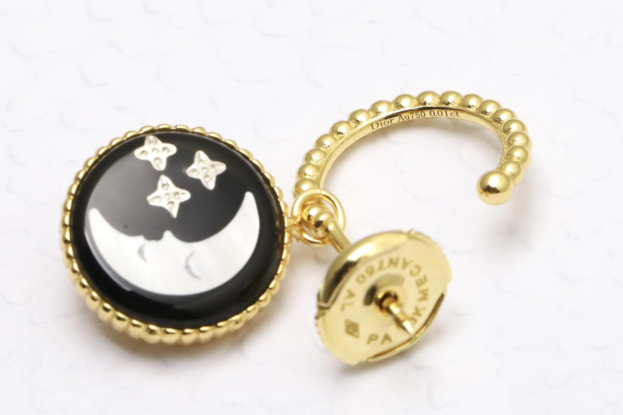 Rose des Vents Sun and Moon Drop Earrings D20017663 — view 7