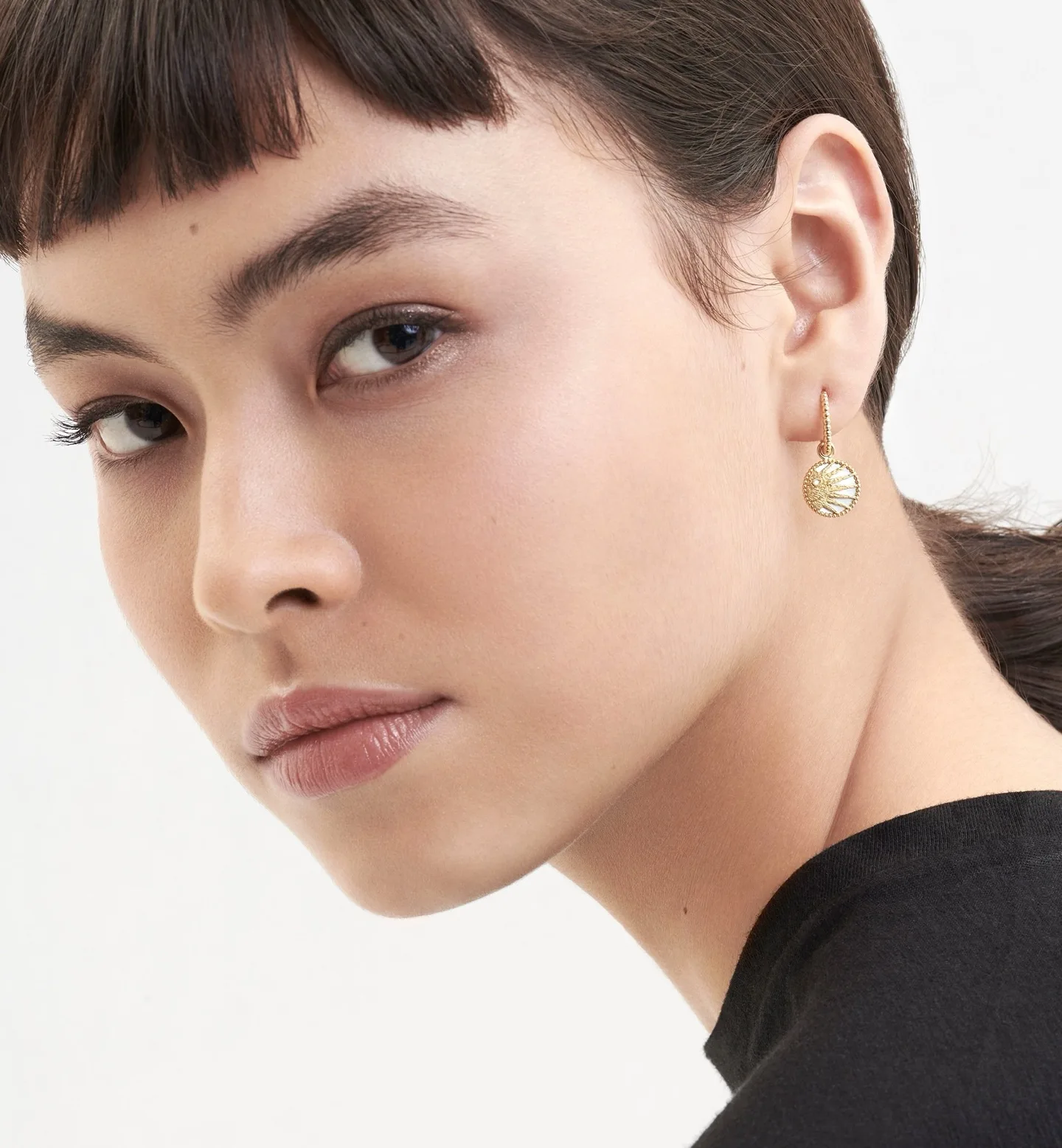 Rose des Vents Sun and Moon Drop Earrings D20017663 — view 9