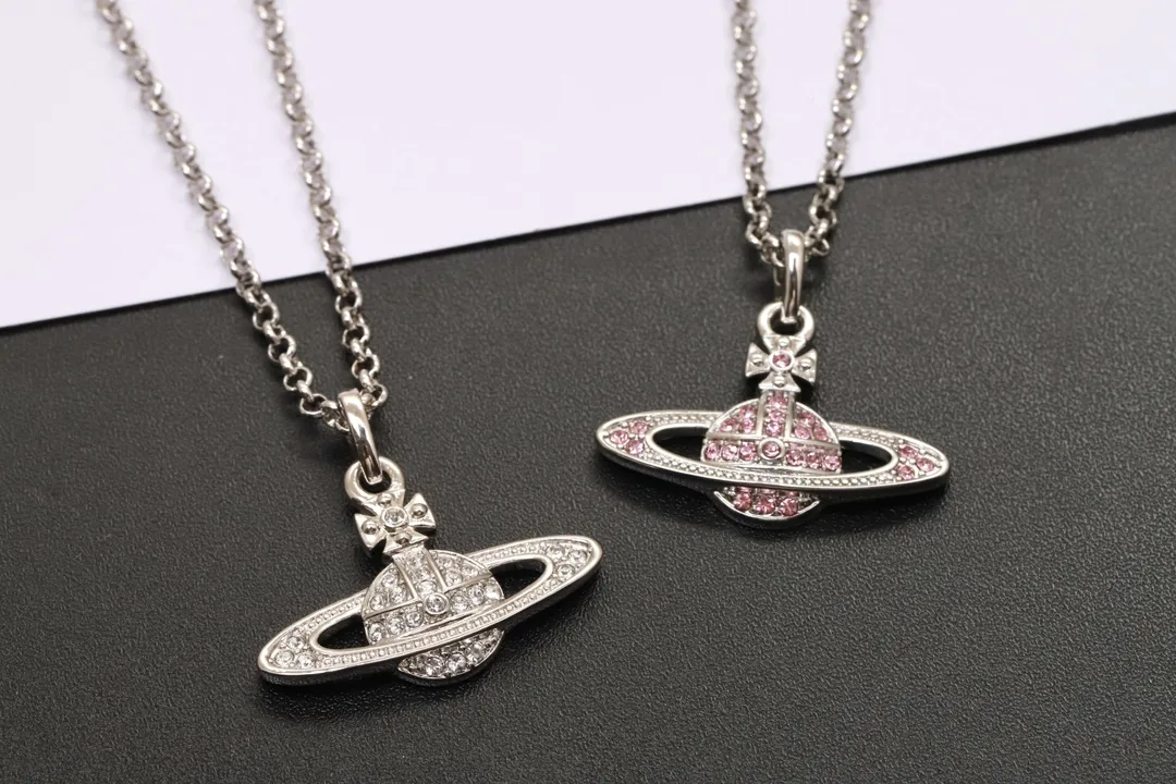 Crystal-Embellished Orb Pendant Necklace D15516992 — view 3