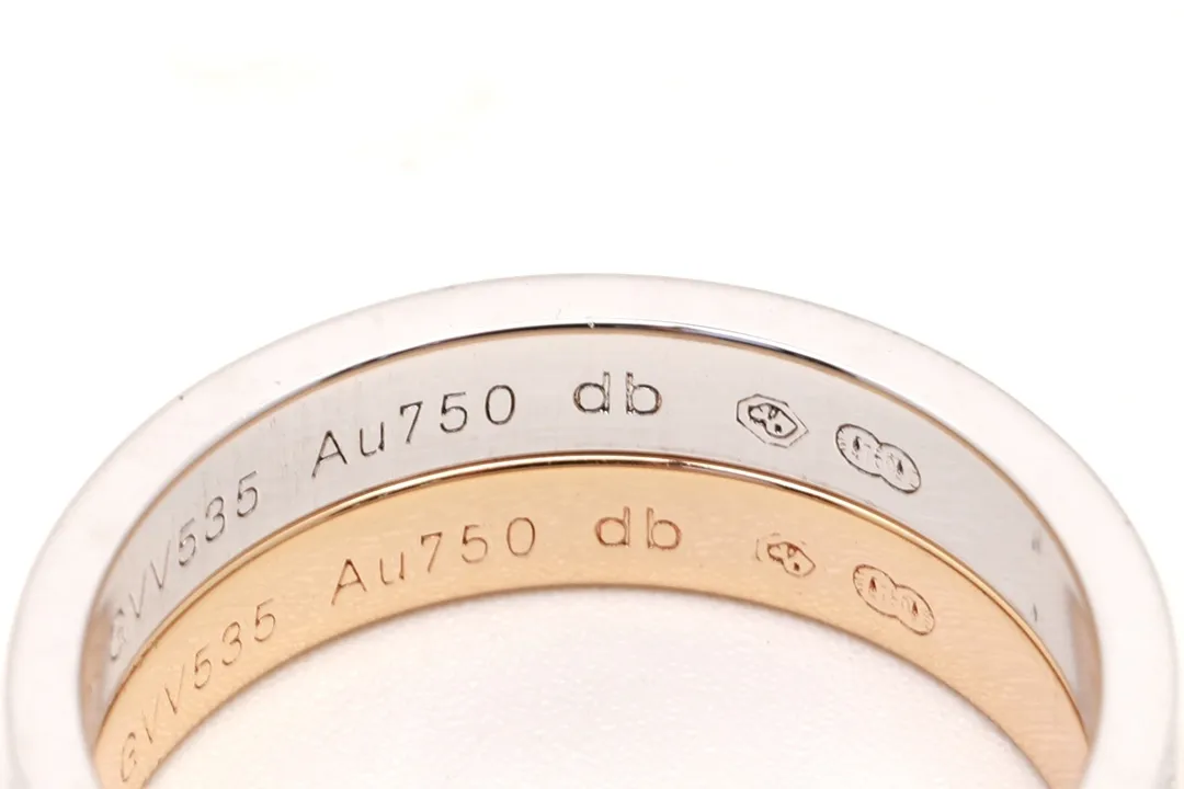 Love Pavé Diamond Band Ring (Gold-Plated Brass) D16517071 — view 5