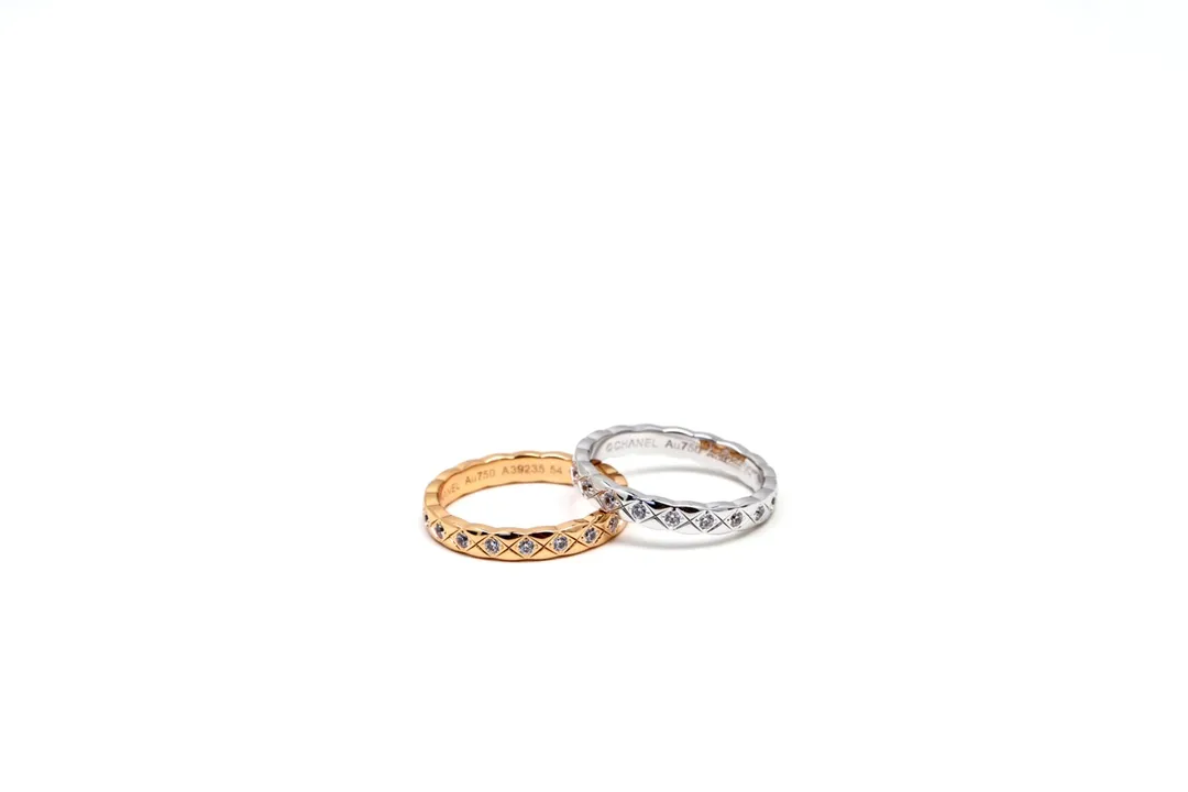 Coco Crush Diamond-Set Slim Ring D23516798 — view 3