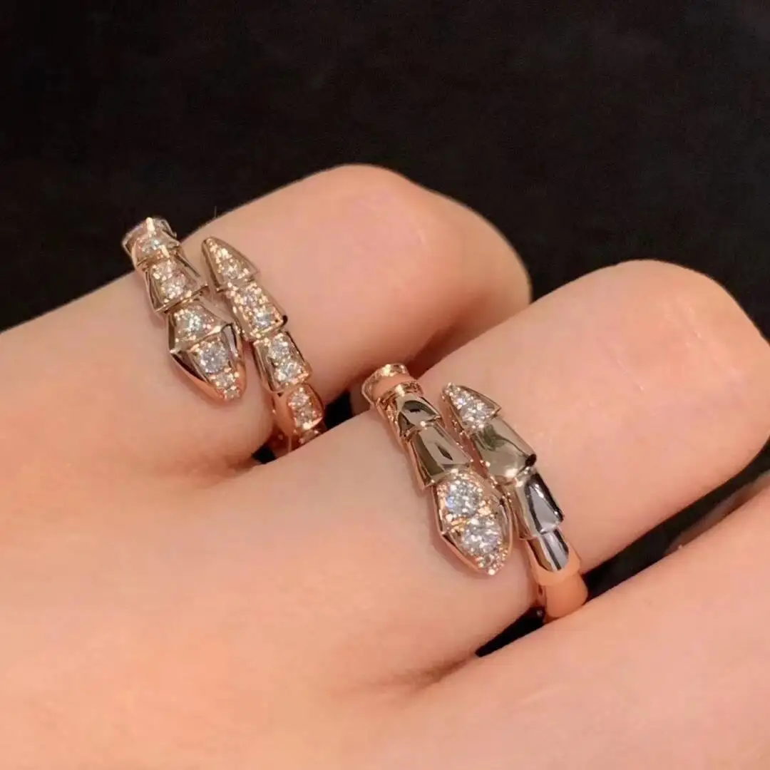 Serpenti Viper Ring with Crystal Accents D17017403 — view 9