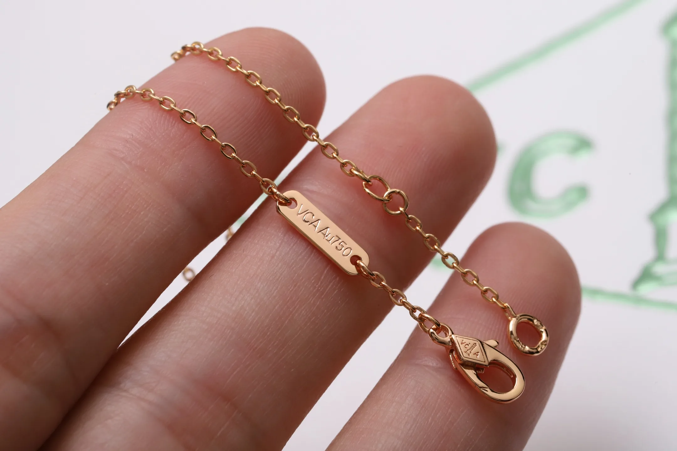 Vintage Alhambra Sweet Clover Bracelet (18K Gold-Plated Silver) D14516653 — view 6