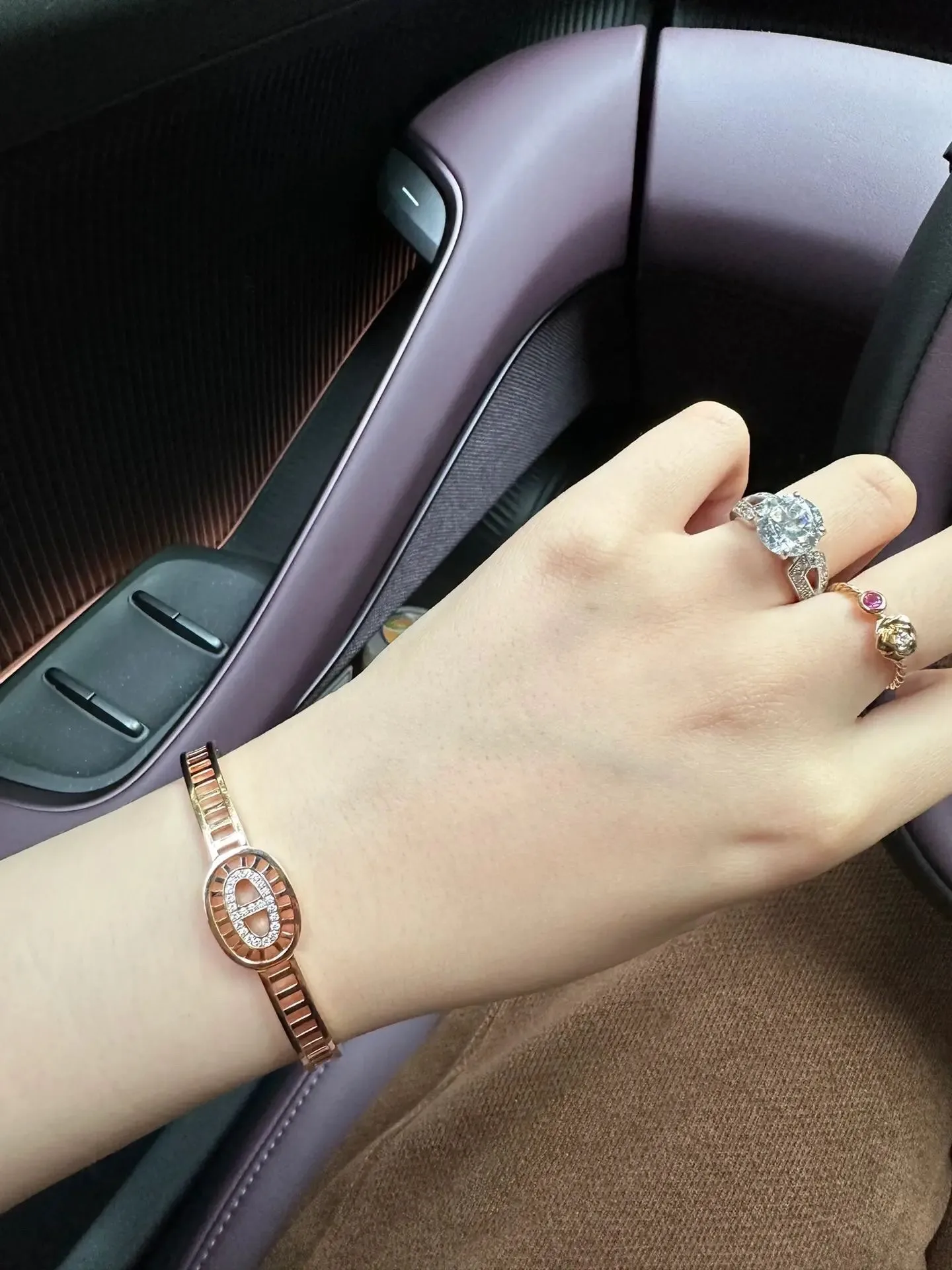 Chaine d'Ancre Crystal-Embellished Cuff Bracelet D18017548 — view 7