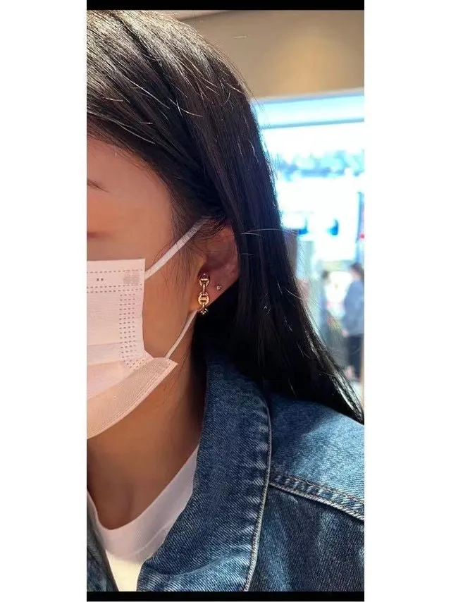 Farandole Chaine d'Ancre Hoop Earrings D15016624 — view 8