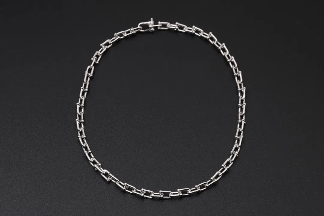 HardWear Graduated Link Necklace (Sterling Silver) D107017362 — view 2