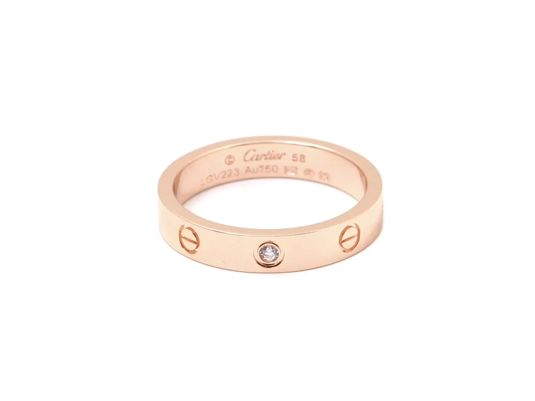 Love Single Diamond Ring (Gold-Plated Brass) D14517075