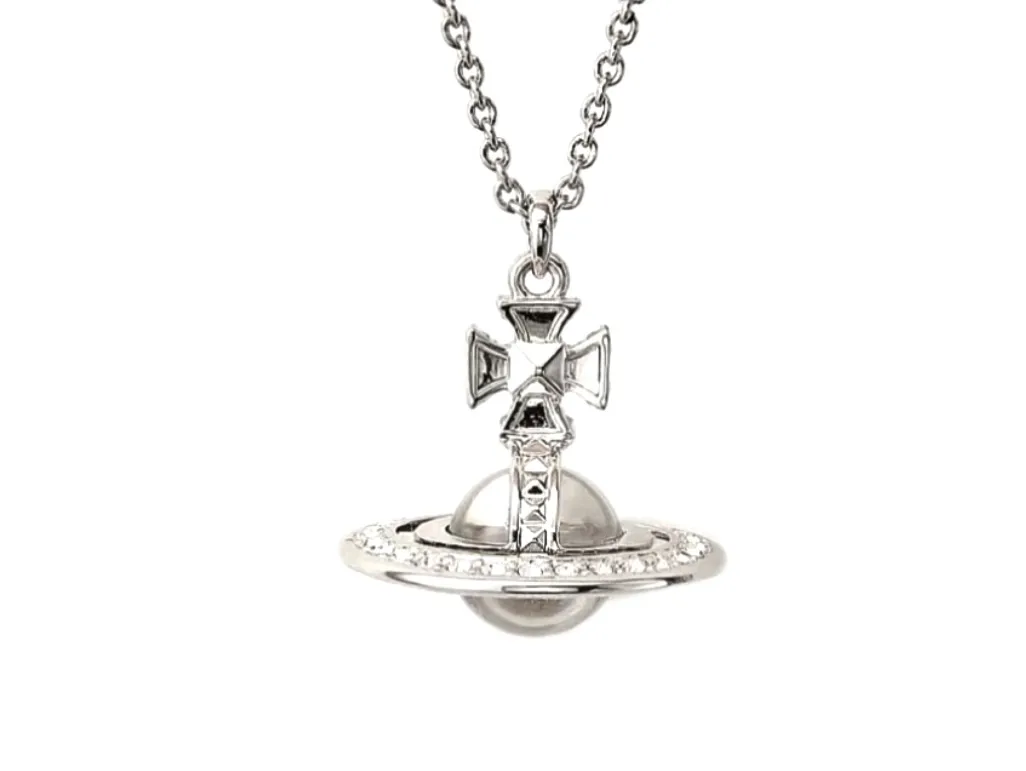 Crystal-Embellished Orb Pendant Necklace D14016993