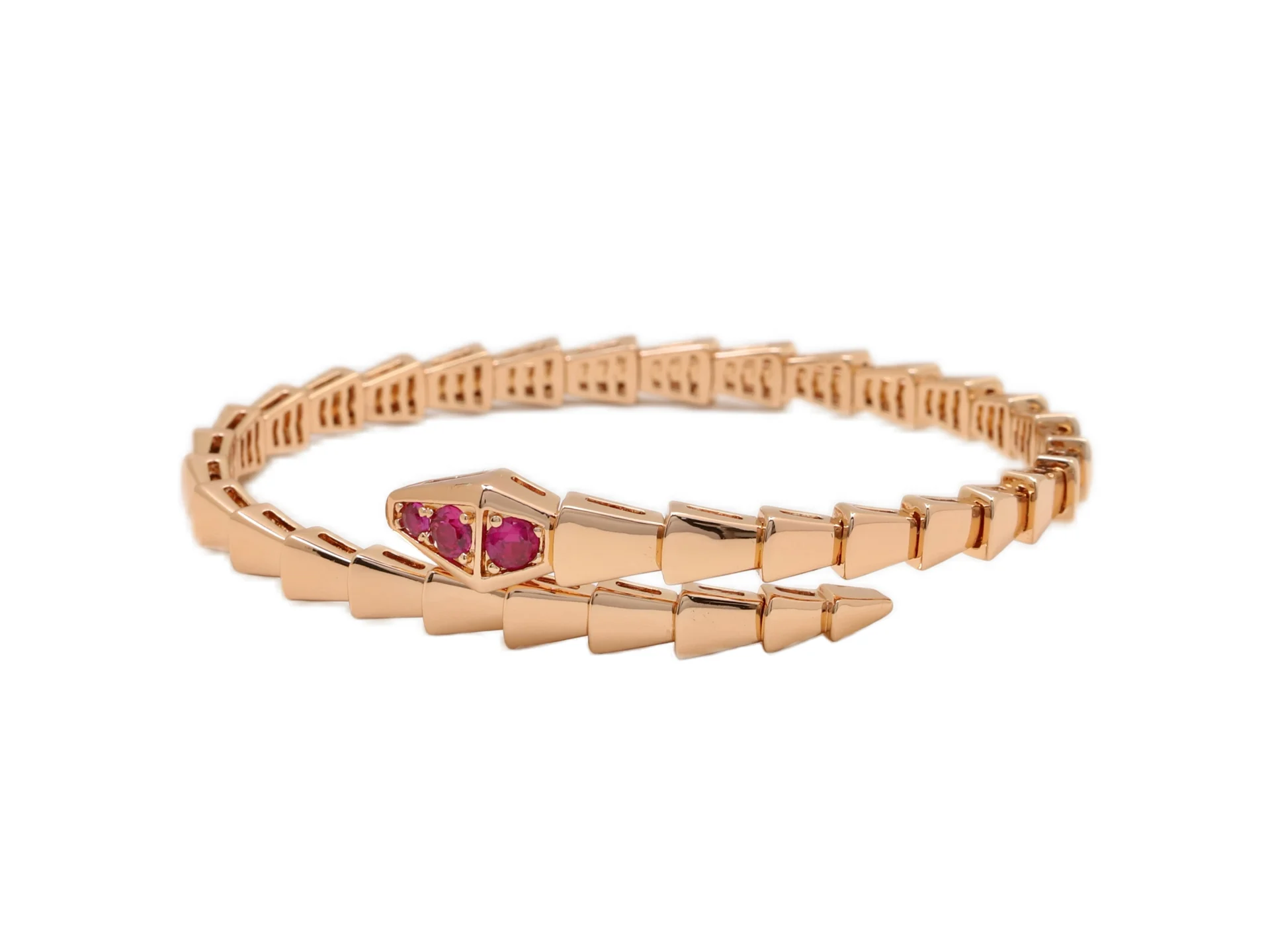 Serpenti Viper Ruby-Set Coil Bracelet D23517737