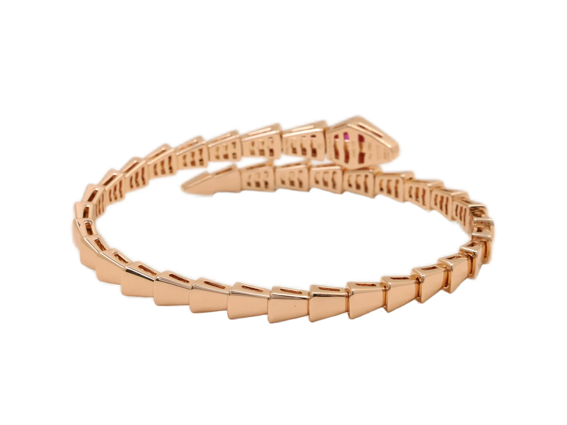 Serpenti Viper Ruby-Set Coil Bracelet D23517737 — view 2