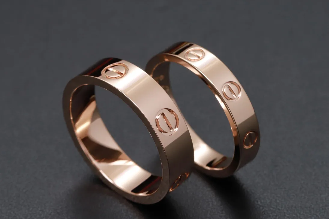 Love Screw Motif Band Ring (Gold-Plated Brass) D14017077 — view 4