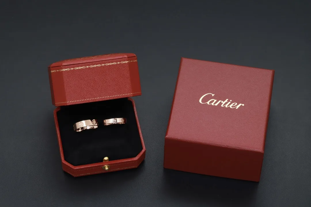 Love Screw Motif Band Ring (Gold-Plated Brass) D14017077 — view 5