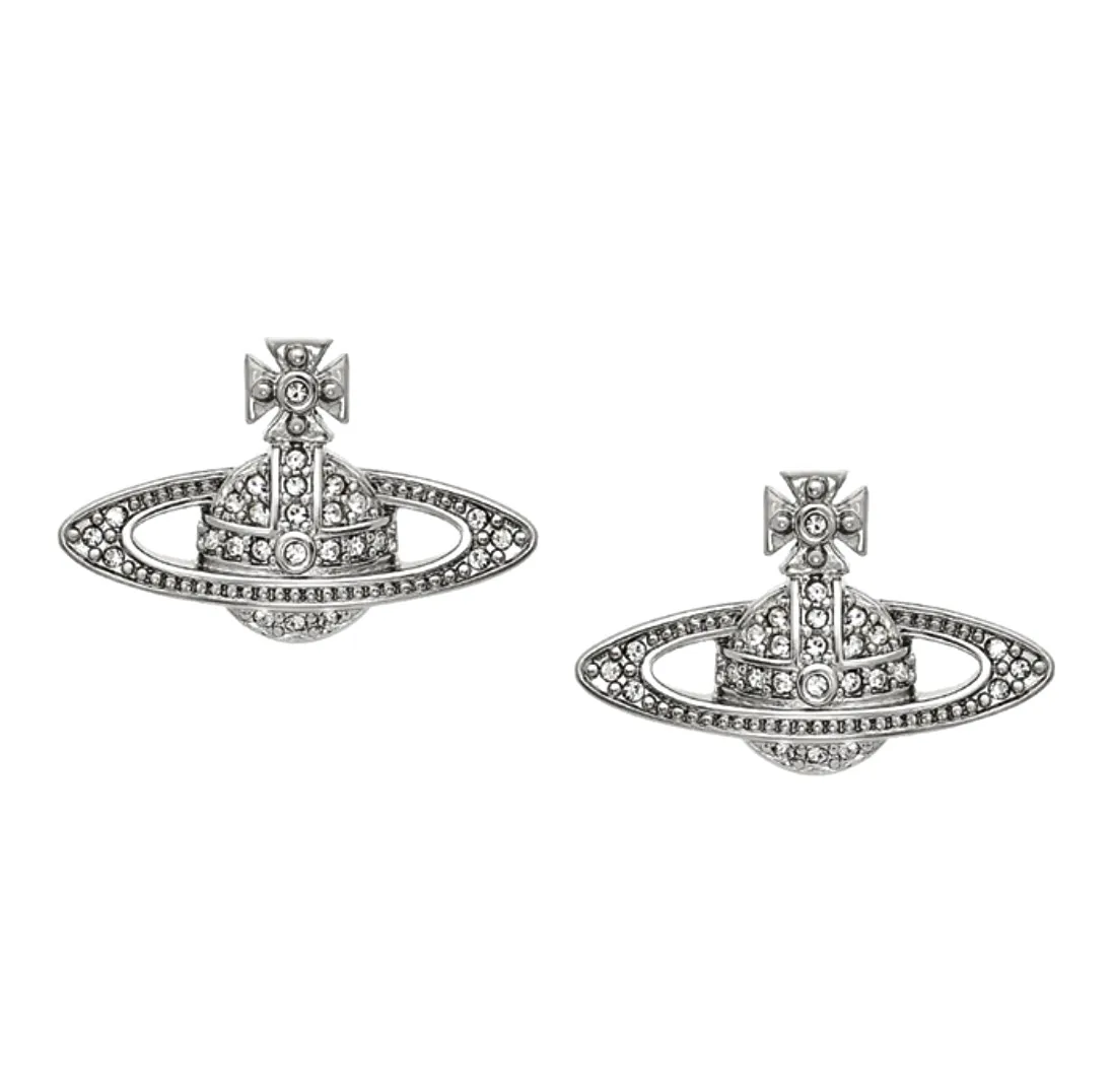 Crystal-Embellished Orb Stud Earrings D13016978