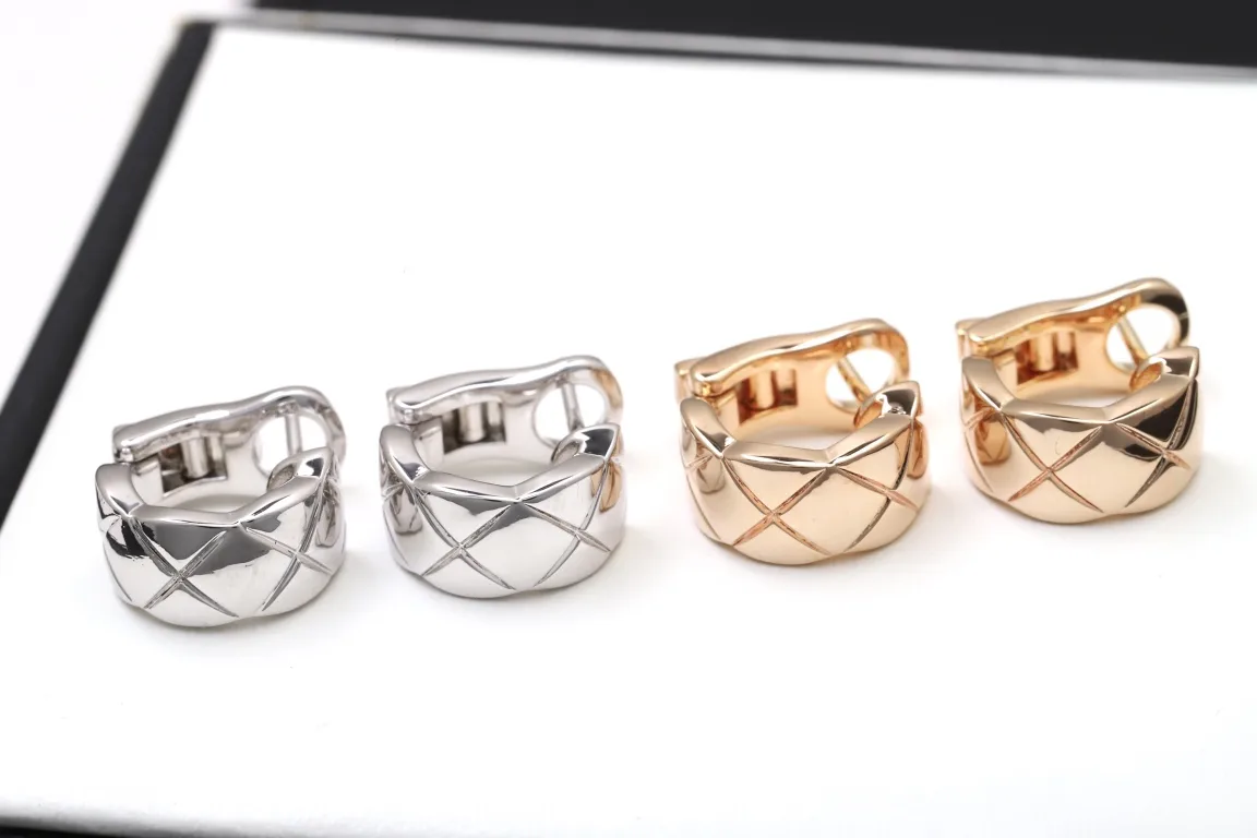 Coco Crush Quilted Hoop Earrings D14517426 — view 3